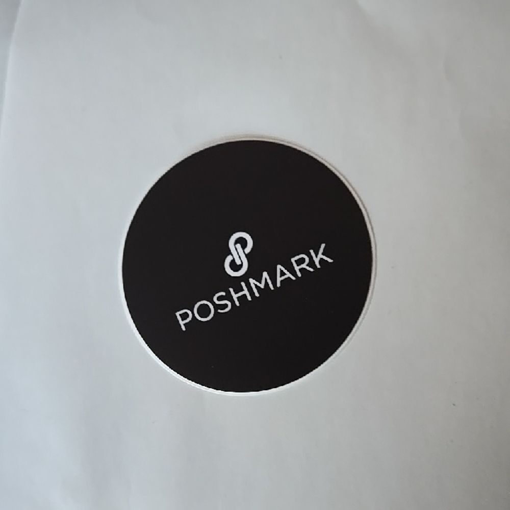 Poshmark Logo Sticker Poshmark logo spellout sticker positively posh office sell